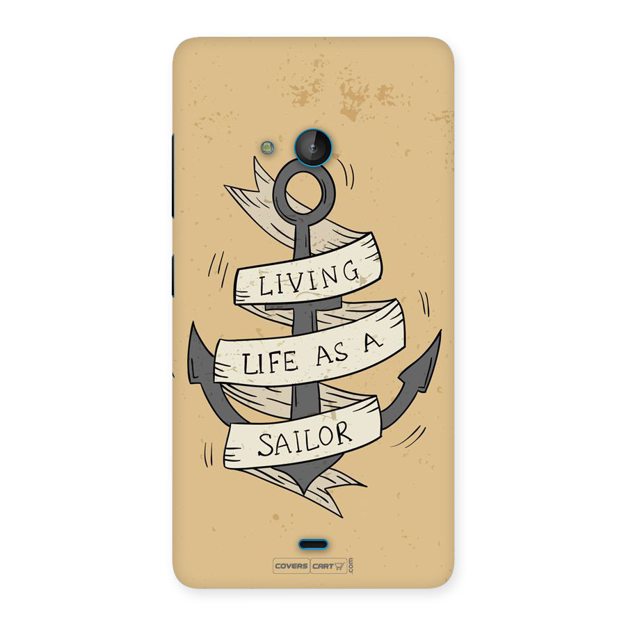 Old School Anchor Back Case for Lumia 540