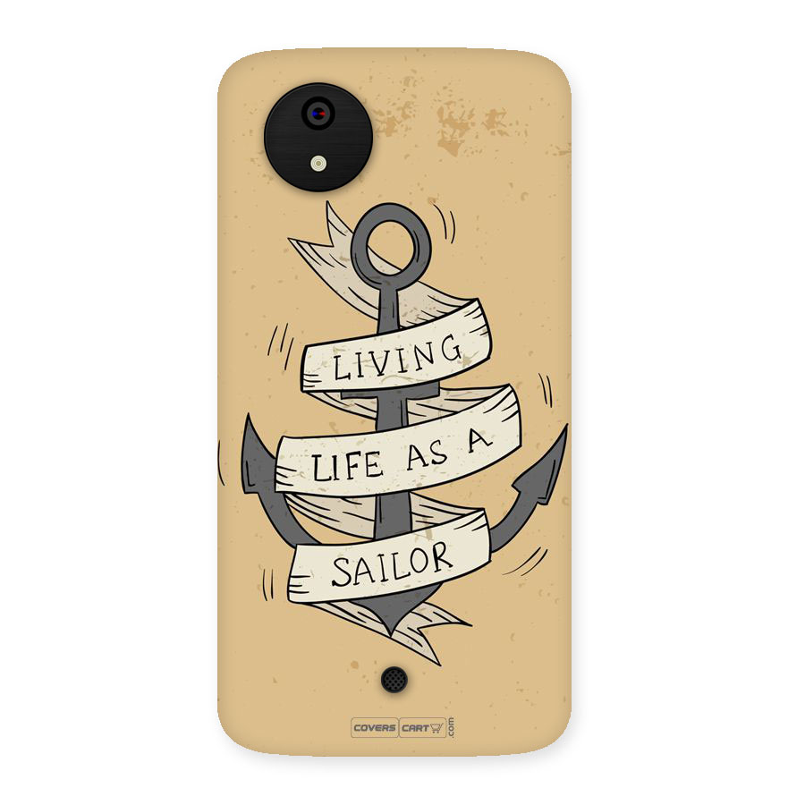 Old School Anchor Back Case for Micromax Canvas A1