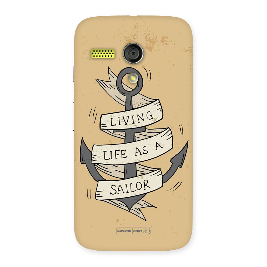 Old School Anchor Back Case for Moto G