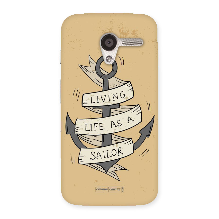 Old School Anchor Back Case for Moto X
