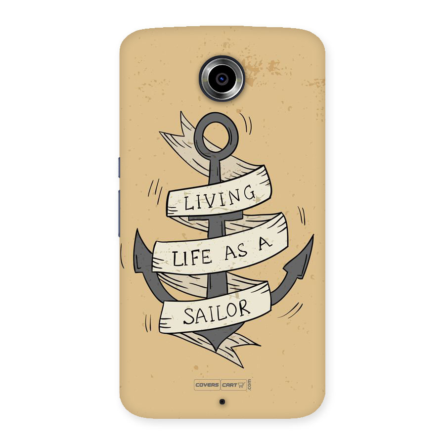 Old School Anchor Back Case for Nexus 6