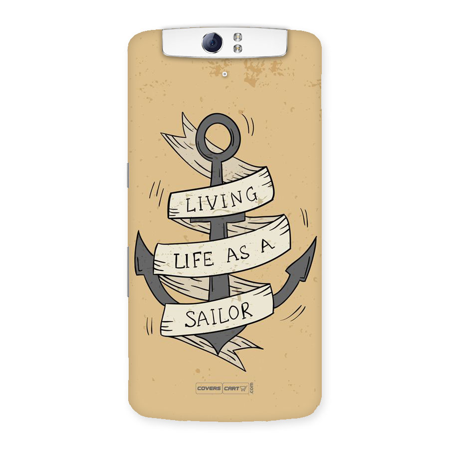 Old School Anchor Back Case for Oppo N1