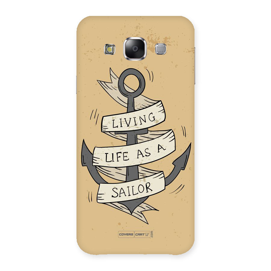 Old School Anchor Back Case for Samsung Galaxy E5