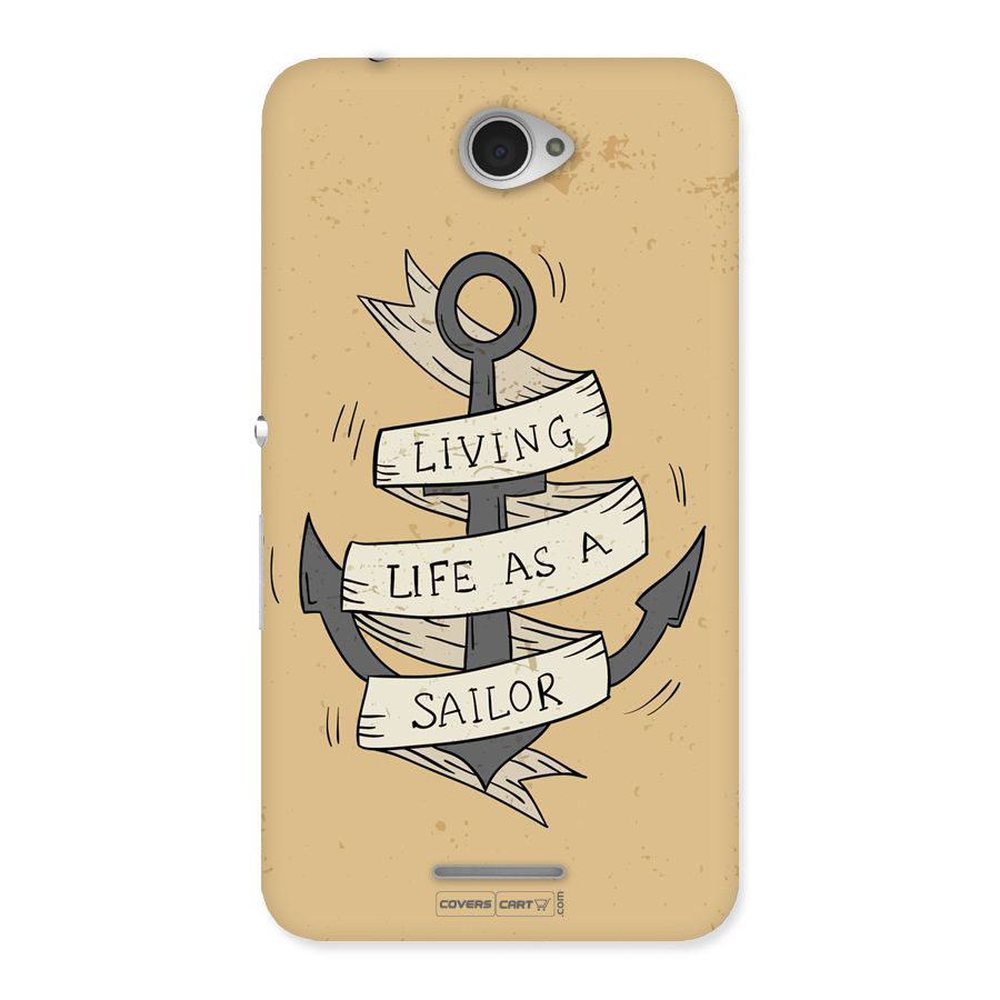 Old School Anchor Back Case for Sony Xperia E4