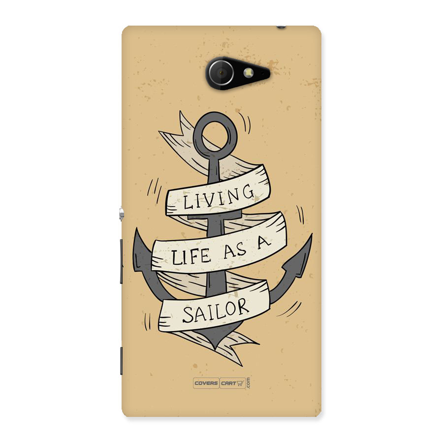 Old School Anchor Back Case for Sony Xperia M2