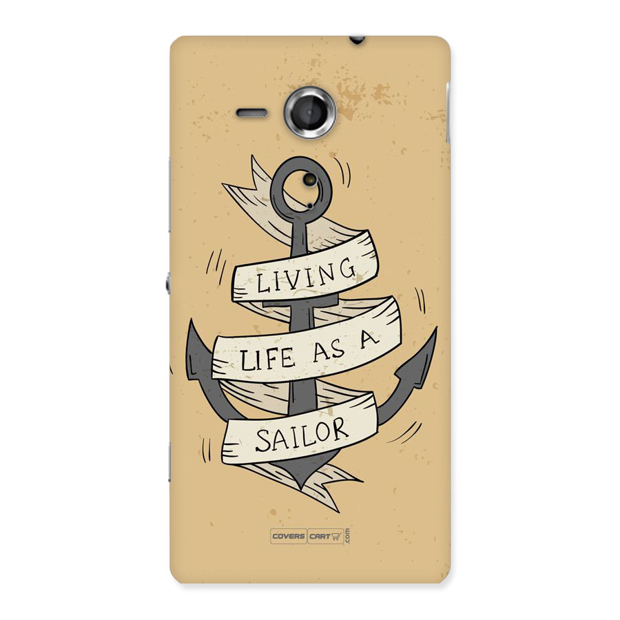 Old School Anchor Back Case for Sony Xperia SP