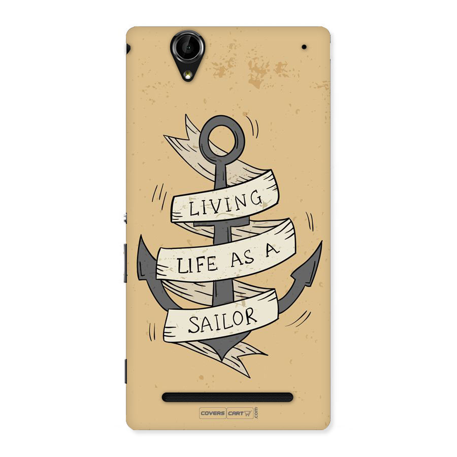 Old School Anchor Back Case for Sony Xperia T2