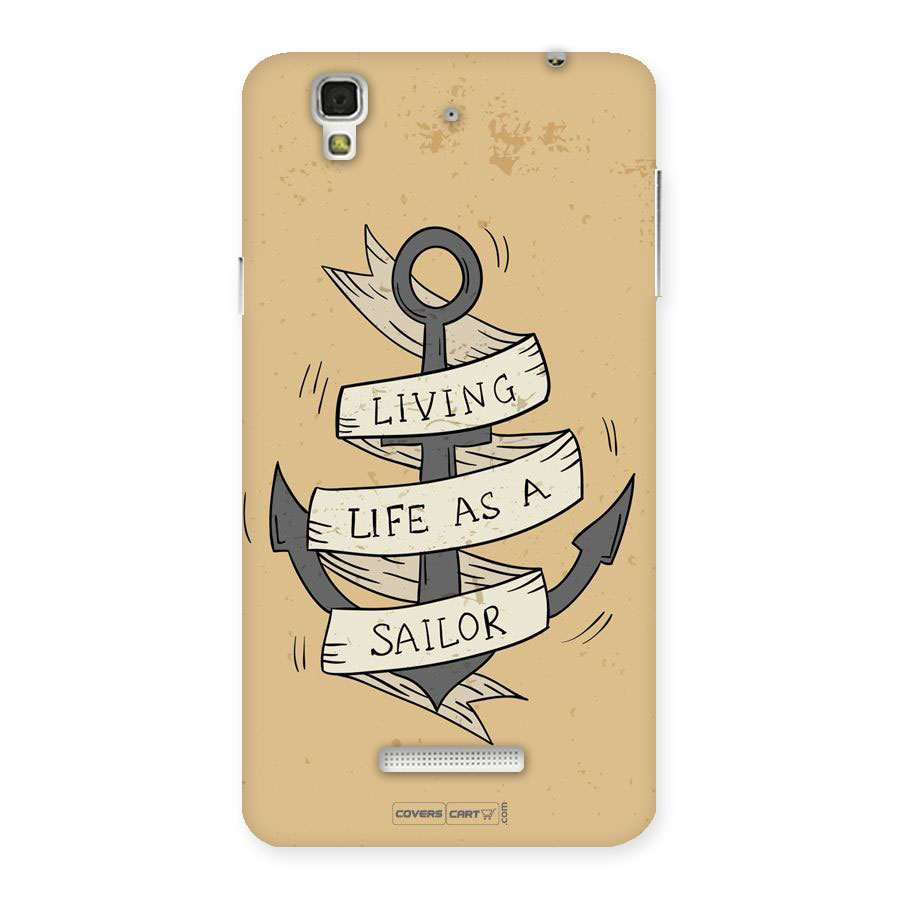 Old School Anchor Back Case for Yu Yureka