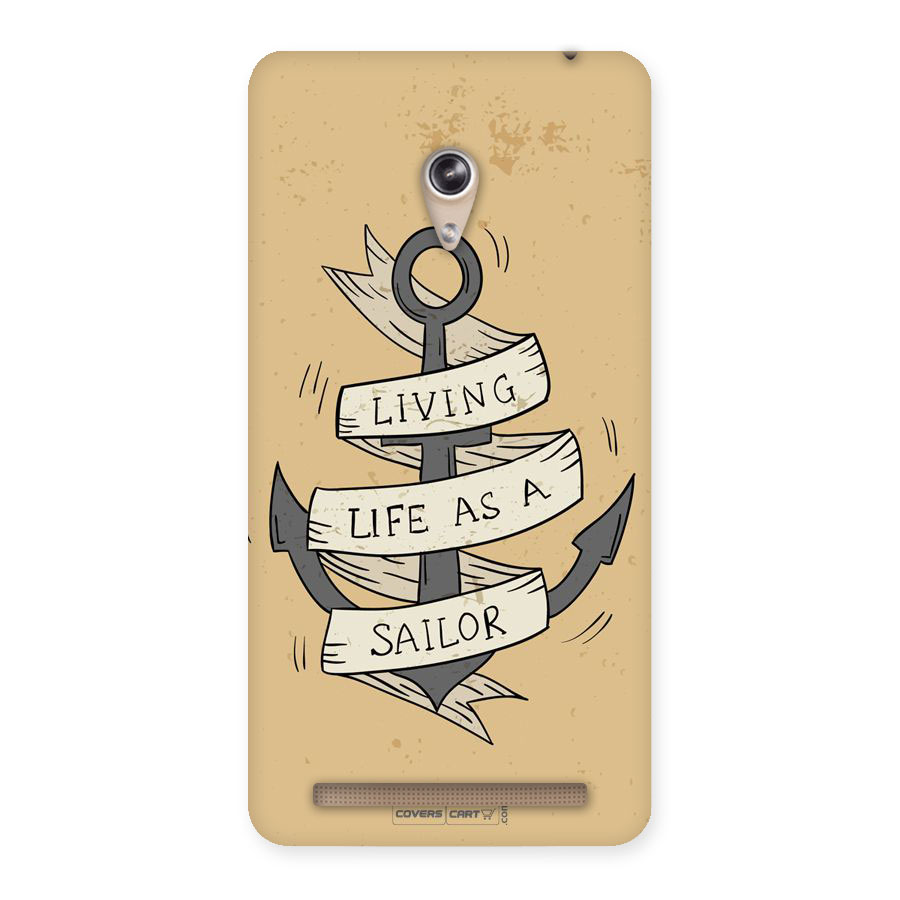 Old School Anchor Back Case for Zenfone 6