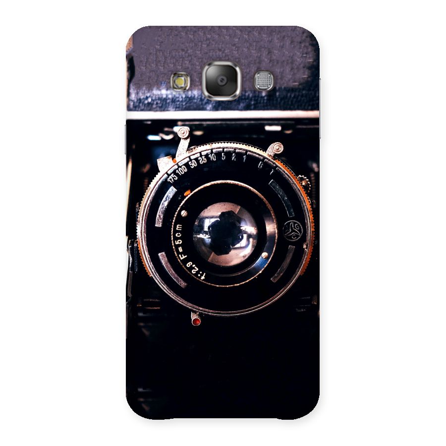 Old School Camera Back Case for Galaxy E7