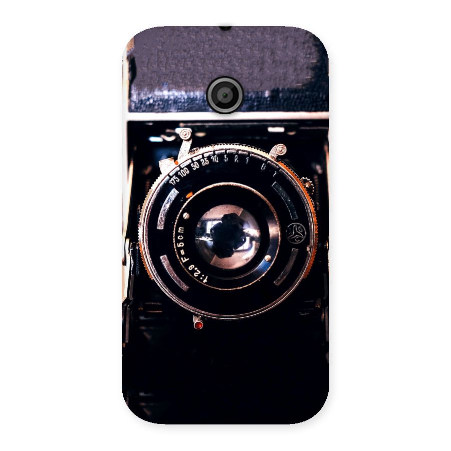 Old School Camera Back Case for Moto E