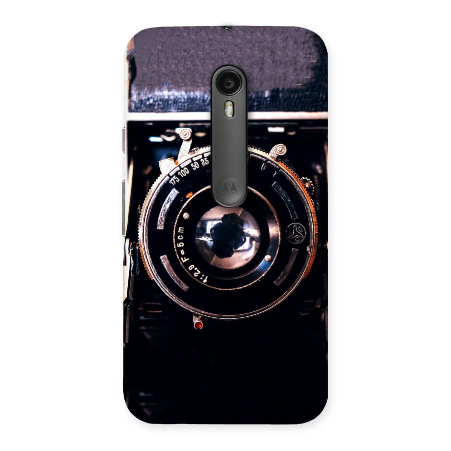 Old School Camera Back Case for Moto G Turbo