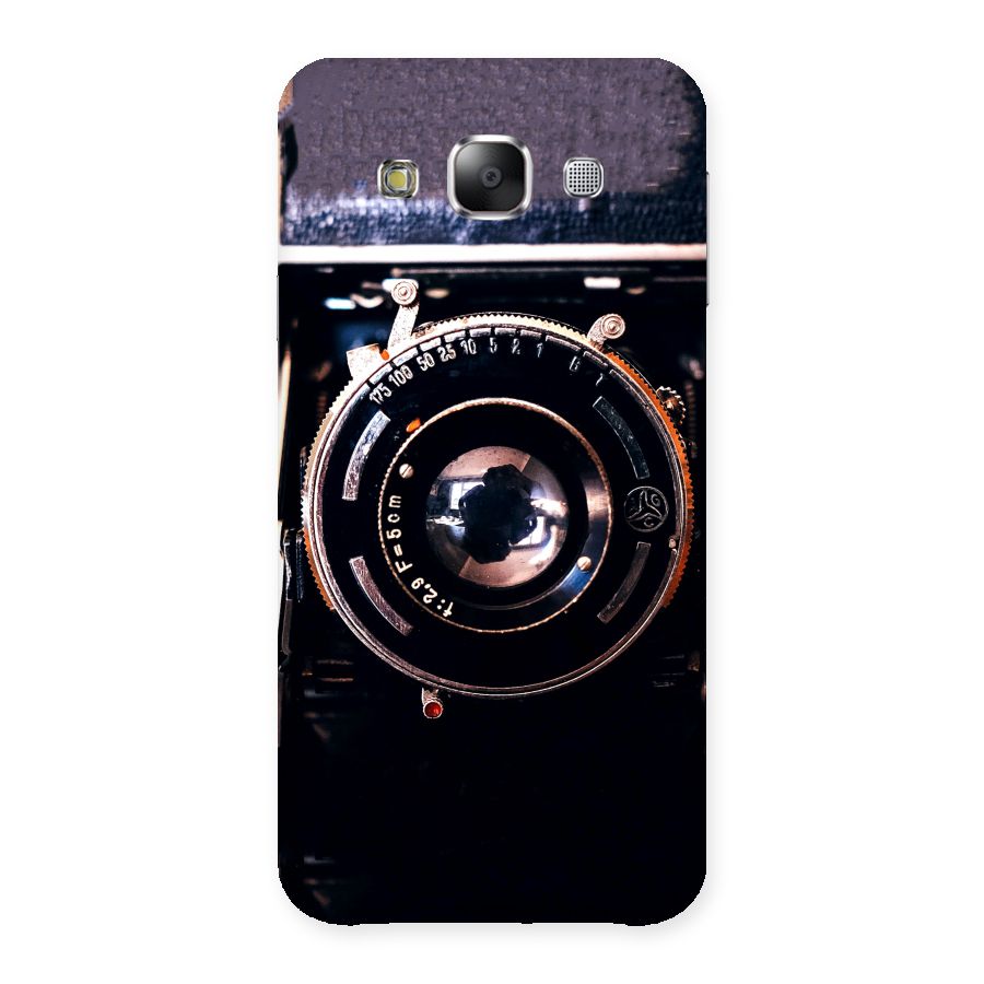 Old School Camera Back Case for Samsung Galaxy E5
