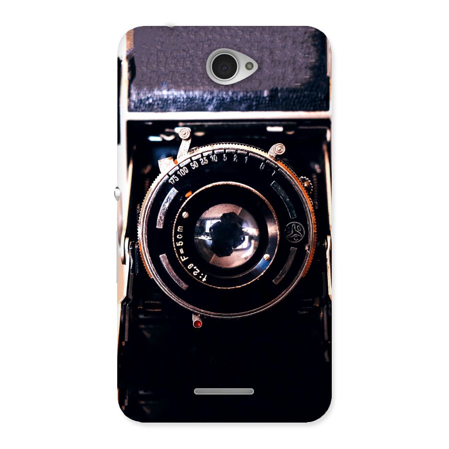 Old School Camera Back Case for Sony Xperia E4