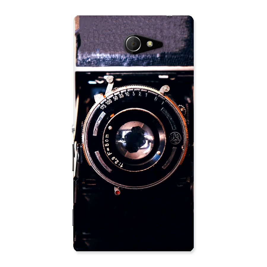 Old School Camera Back Case for Sony Xperia M2