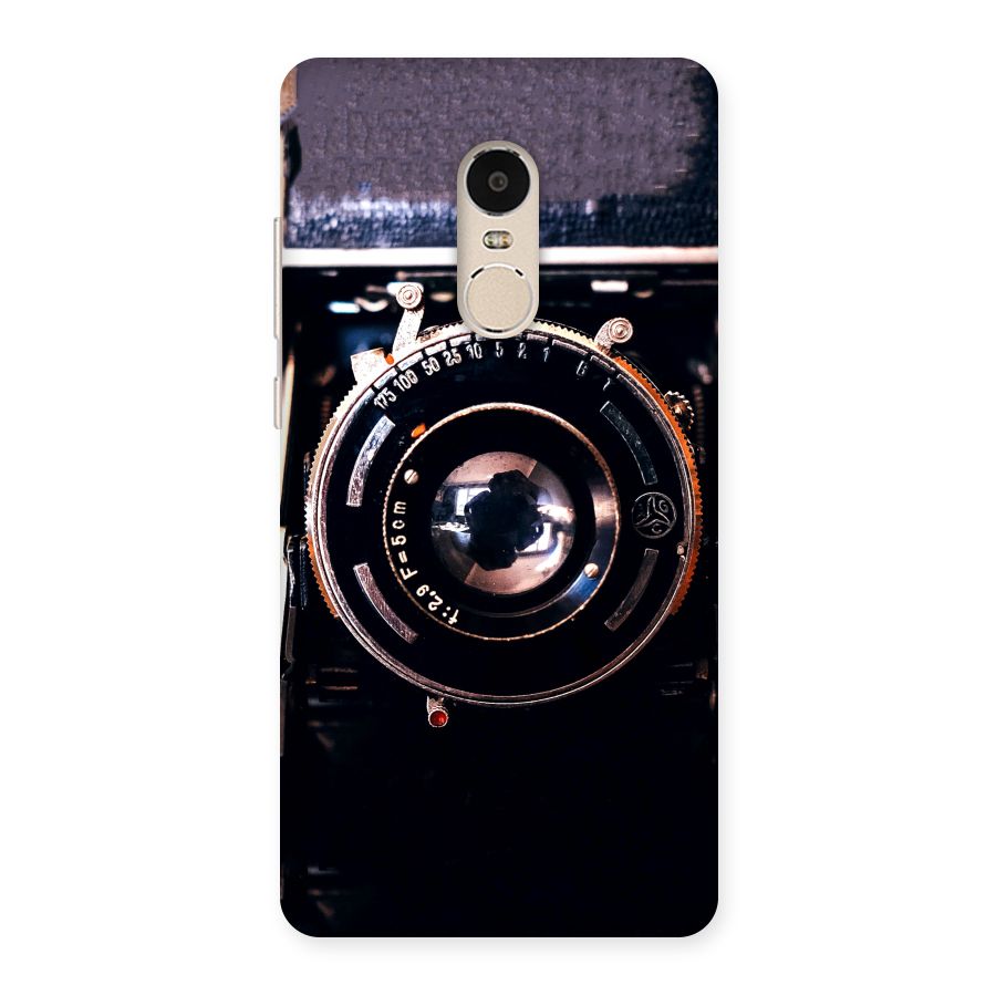 Old School Camera Back Case for Xiaomi Redmi Note 4