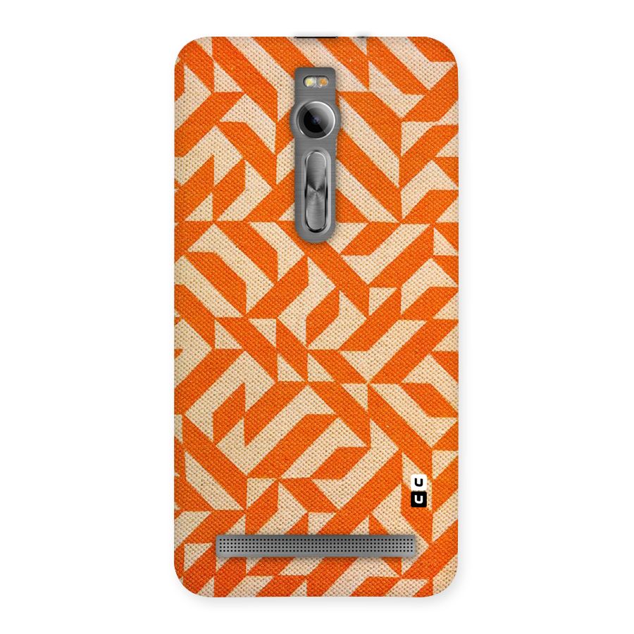 Orange Beige Pattern Back Case for Asus Zenfone 2