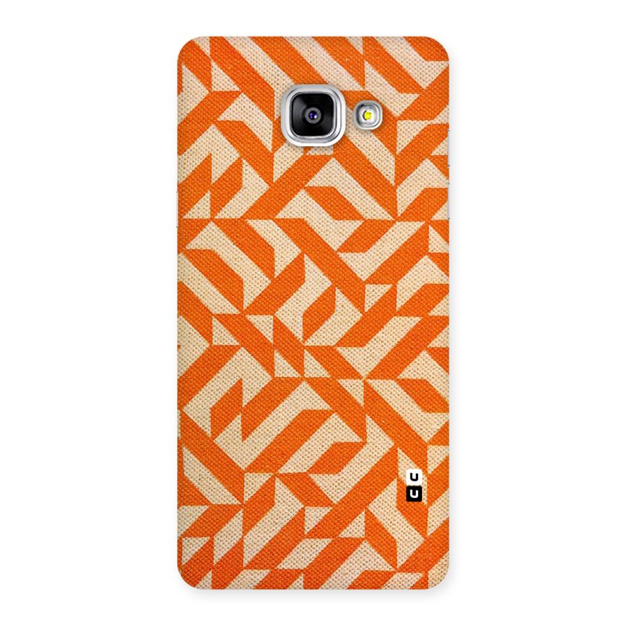 Orange Beige Pattern Back Case for Galaxy A5 2016