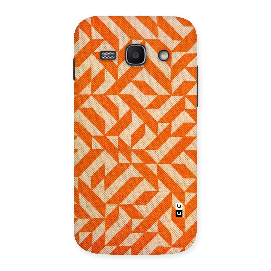 Orange Beige Pattern Back Case for Galaxy Ace 3
