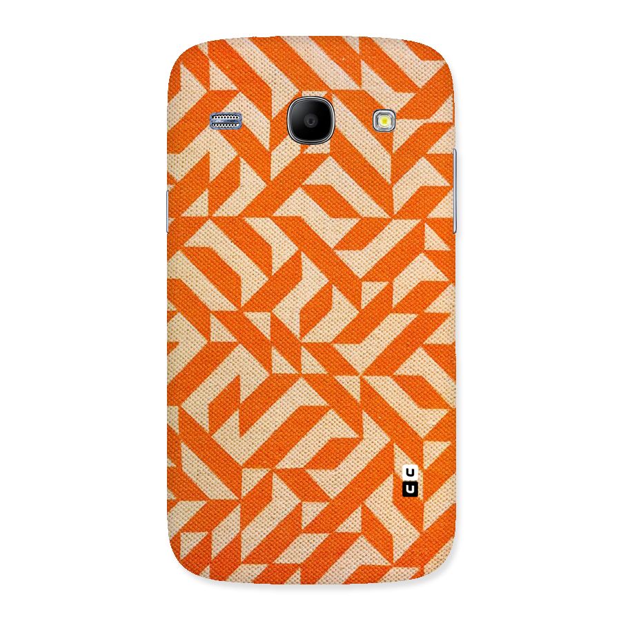 Orange Beige Pattern Back Case for Galaxy Core