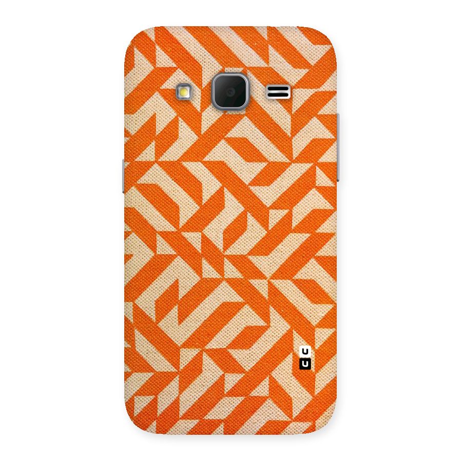 Orange Beige Pattern Back Case for Galaxy Core Prime