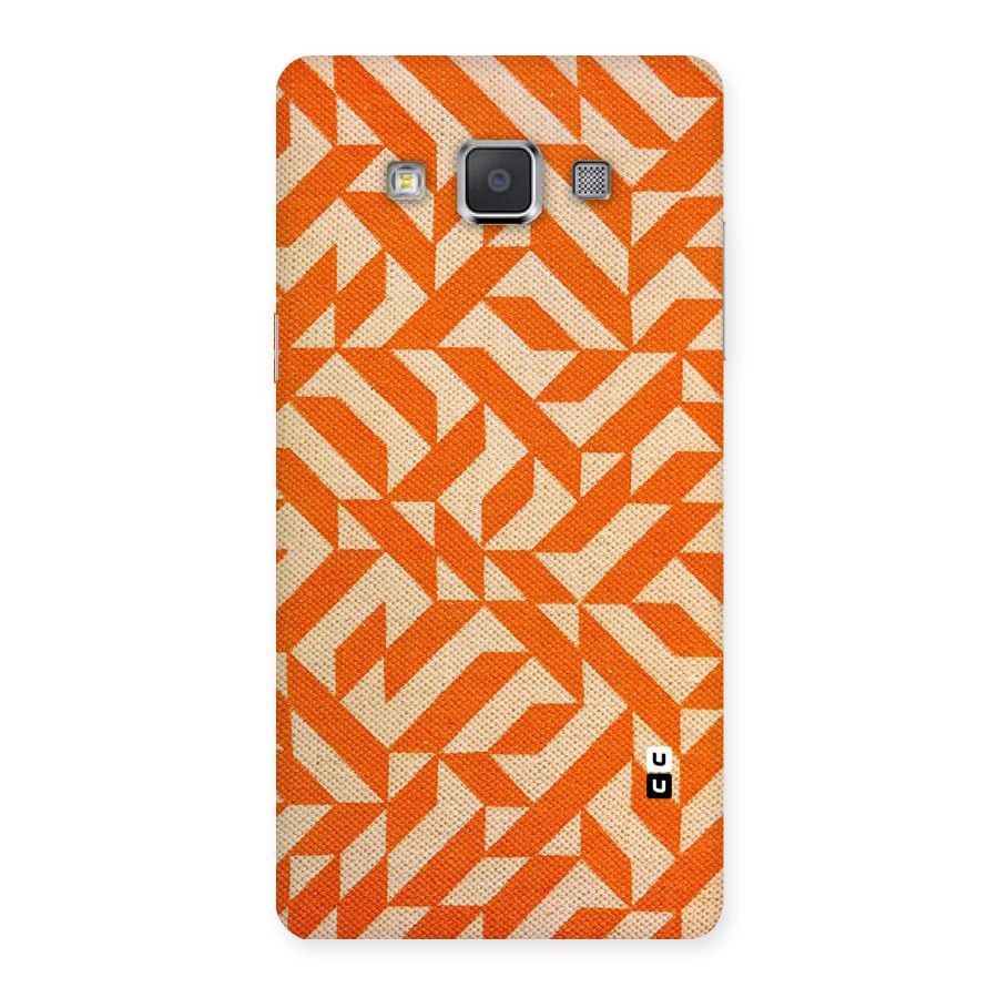 Orange Beige Pattern Back Case for Galaxy Grand 3
