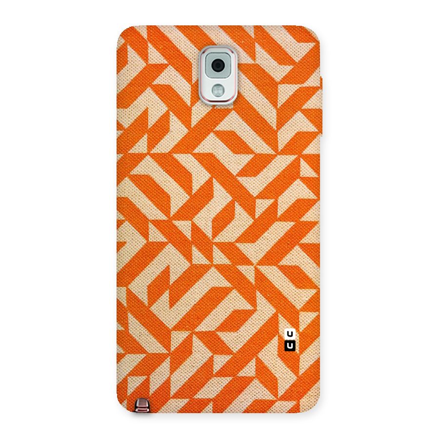 Orange Beige Pattern Back Case for Galaxy Note 3