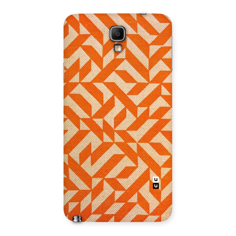 Orange Beige Pattern Back Case for Galaxy Note 3 Neo