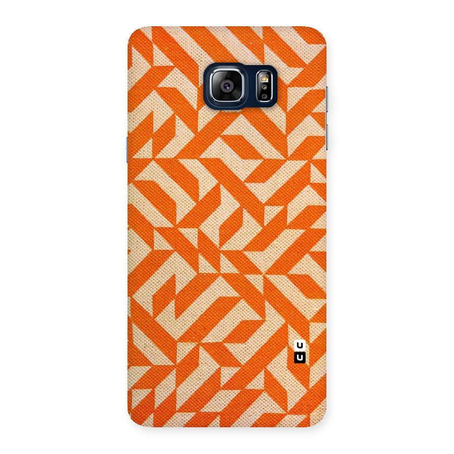 Orange Beige Pattern Back Case for Galaxy Note 5
