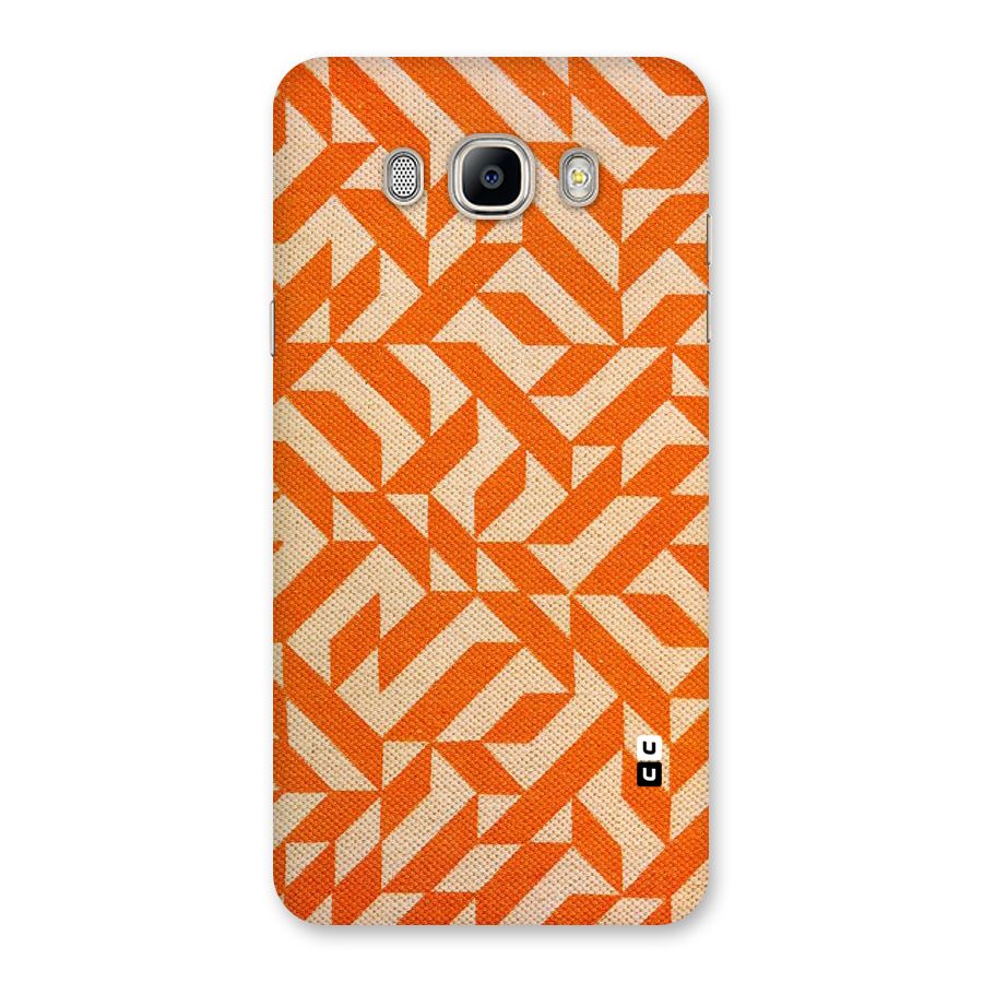 Orange Beige Pattern Back Case for Galaxy On8