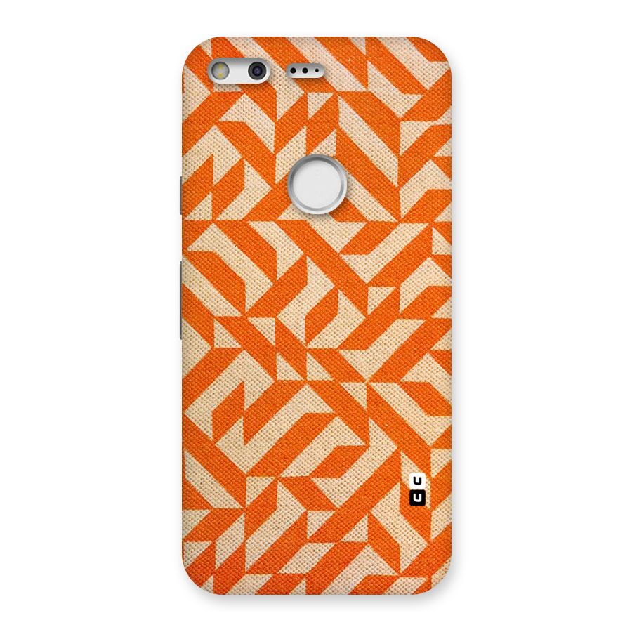 Orange Beige Pattern Back Case for Google Pixel