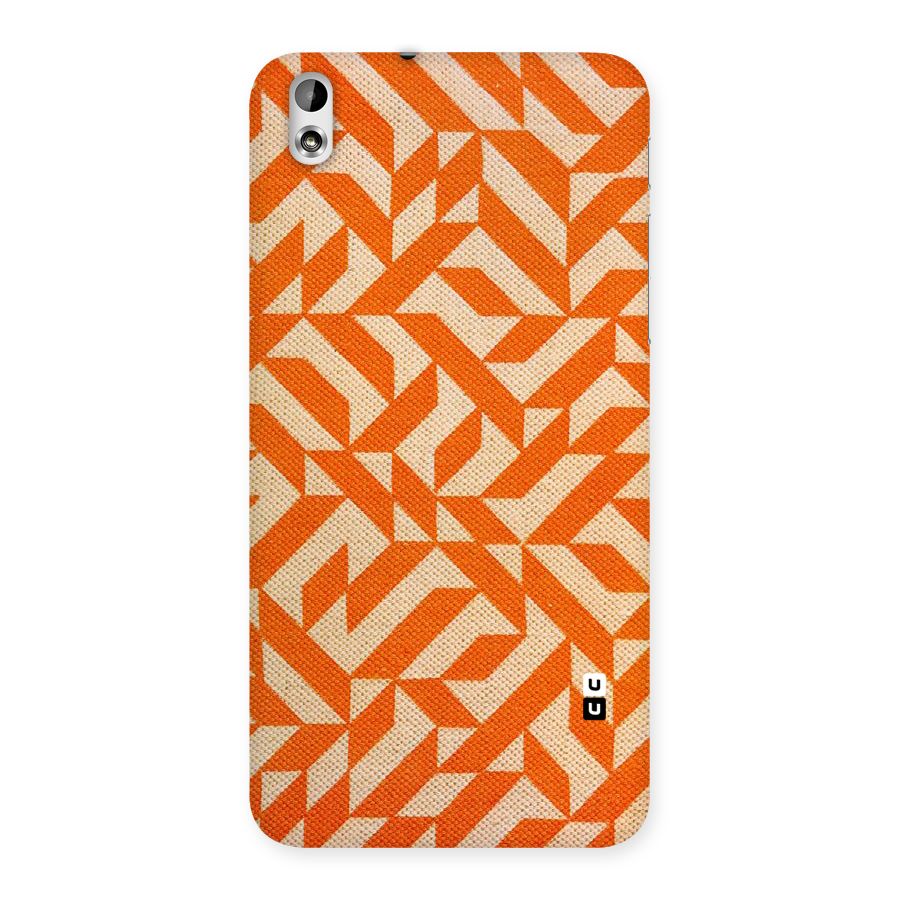 Orange Beige Pattern Back Case for HTC Desire 816g