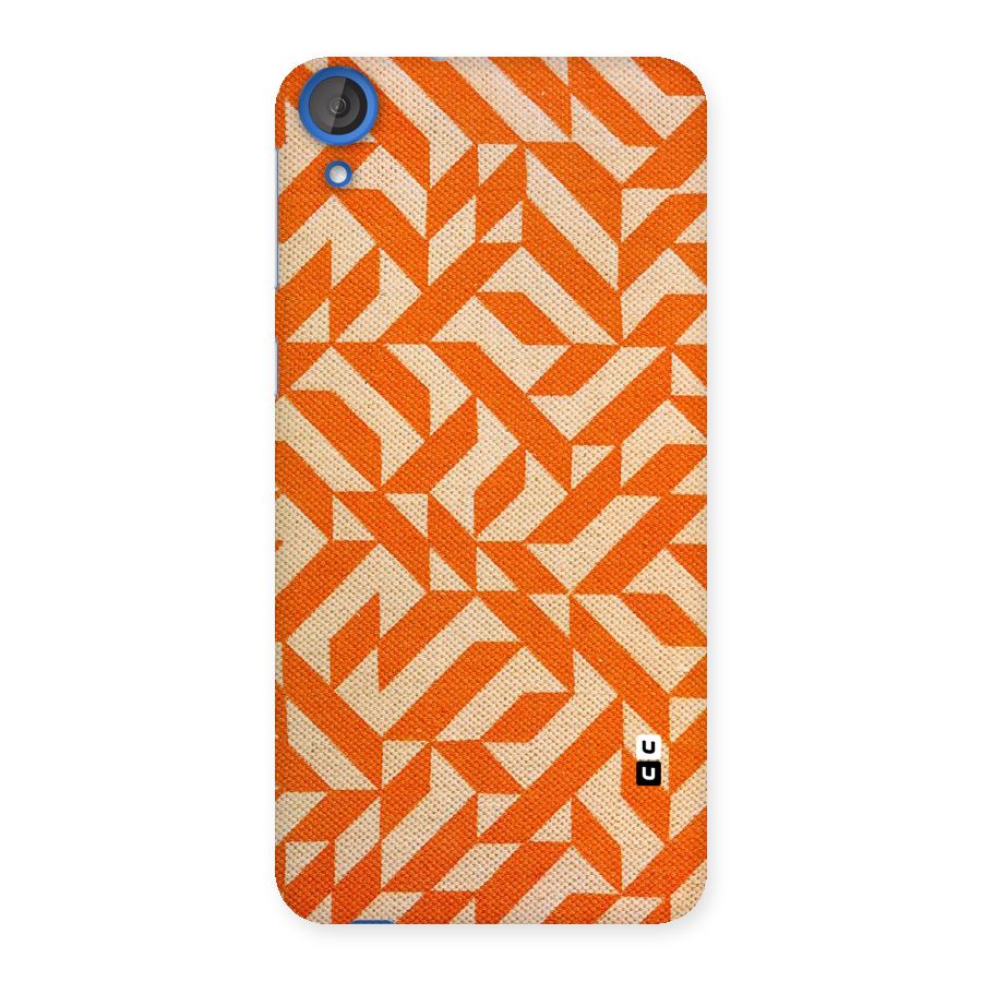 Orange Beige Pattern Back Case for HTC Desire 820