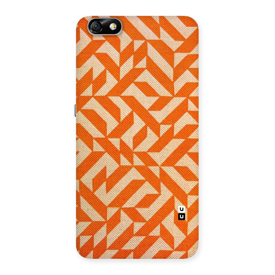 Orange Beige Pattern Back Case for Honor 4X