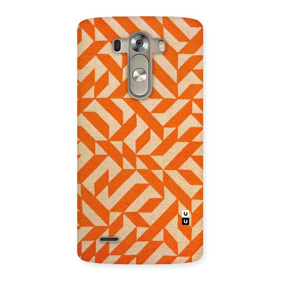 Orange Beige Pattern Back Case for LG G3