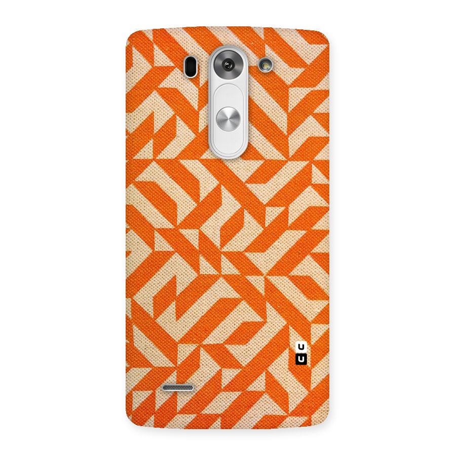 Orange Beige Pattern Back Case for LG G3 Mini