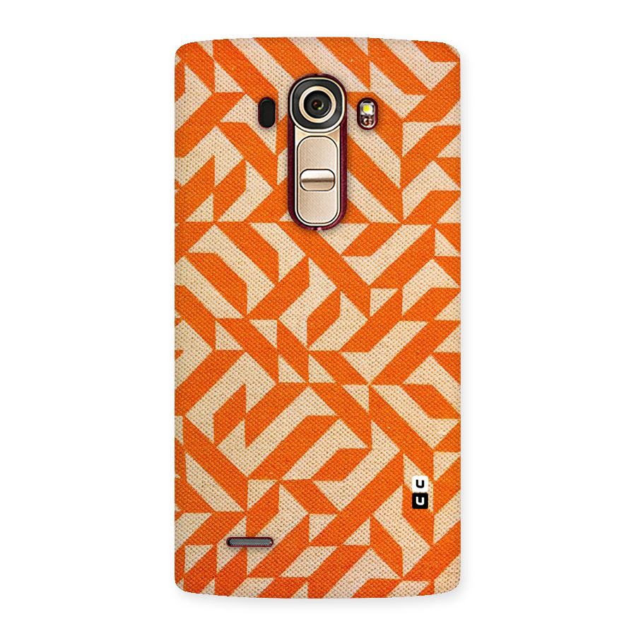 Orange Beige Pattern Back Case for LG G4