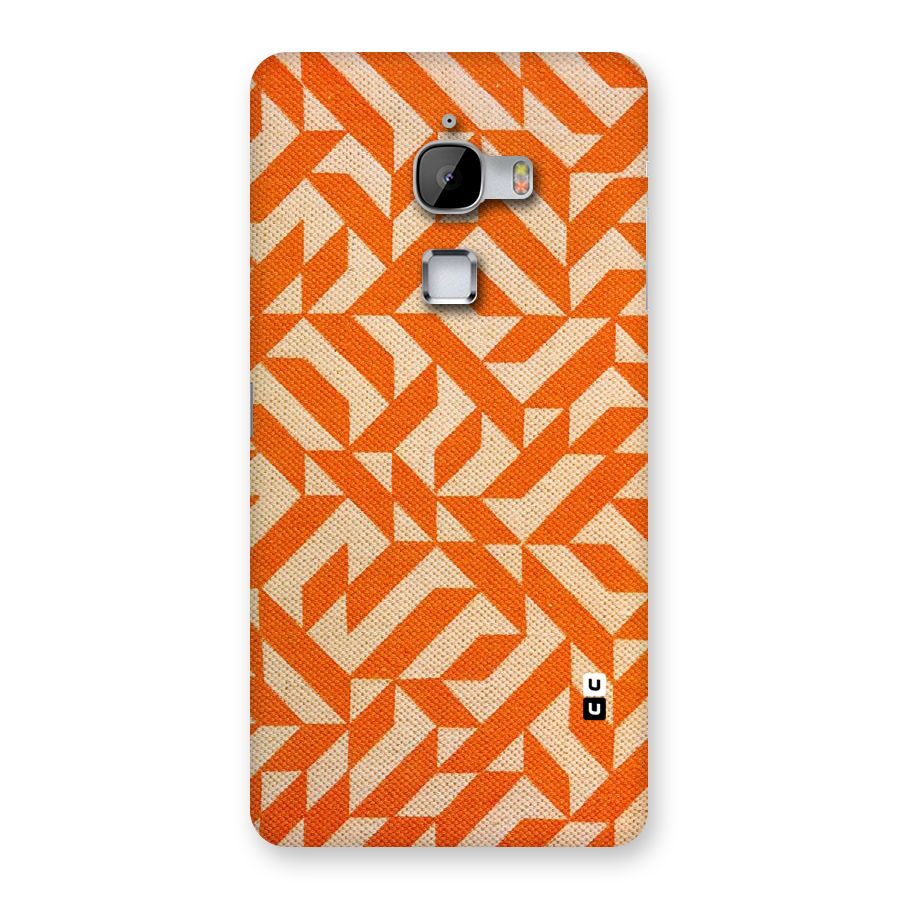 Orange Beige Pattern Back Case for LeTv Le Max