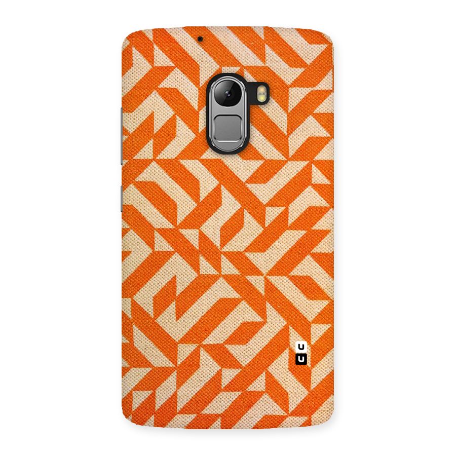 Orange Beige Pattern Back Case for Lenovo K4 Note