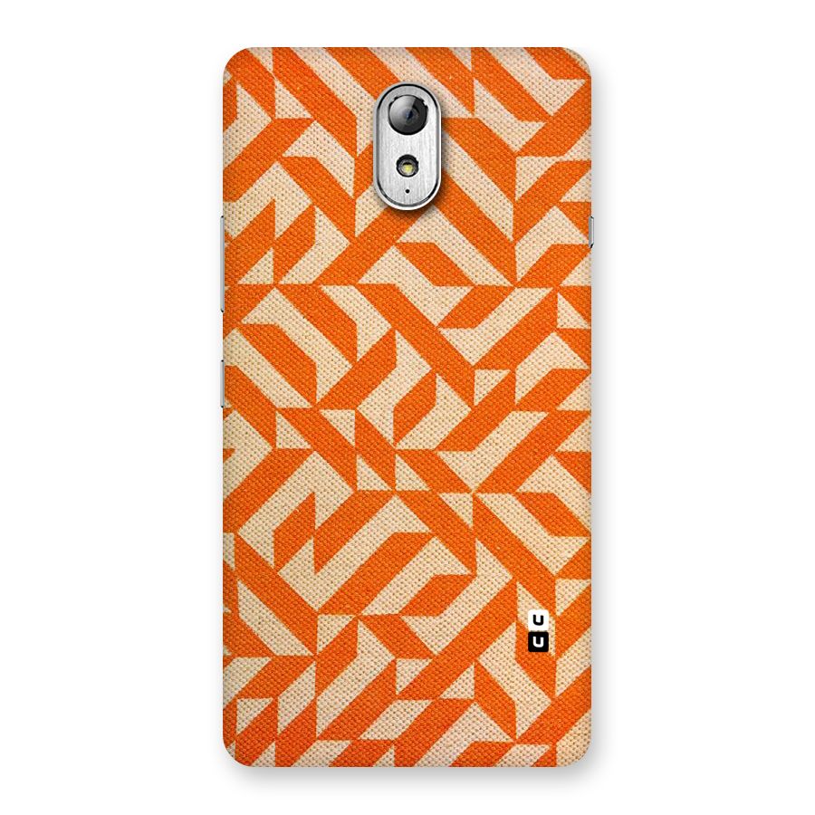 Orange Beige Pattern Back Case for Lenovo Vibe P1M