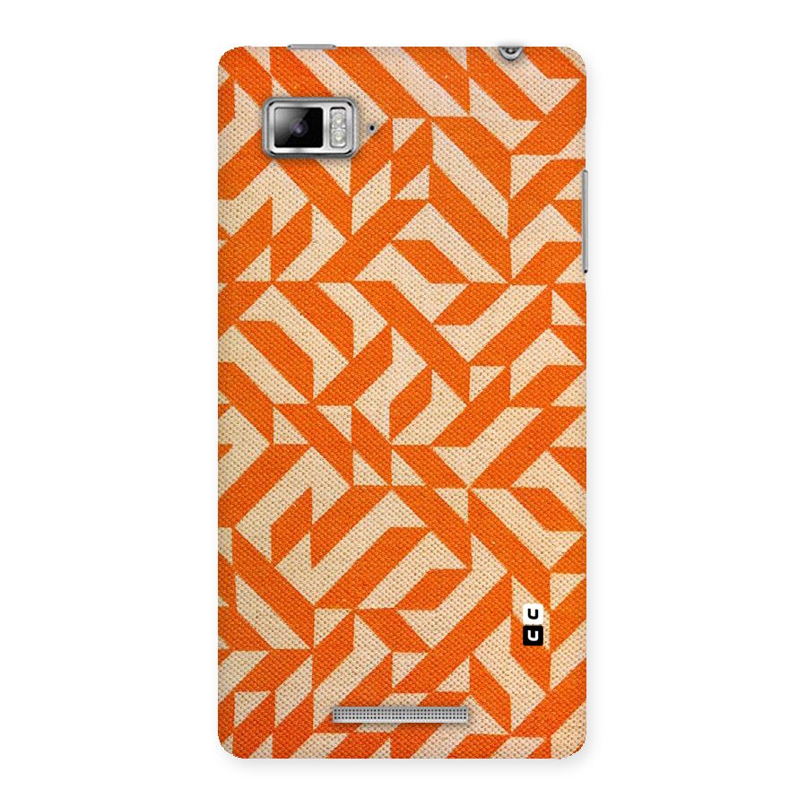 Orange Beige Pattern Back Case for Lenovo Vibe Z K910