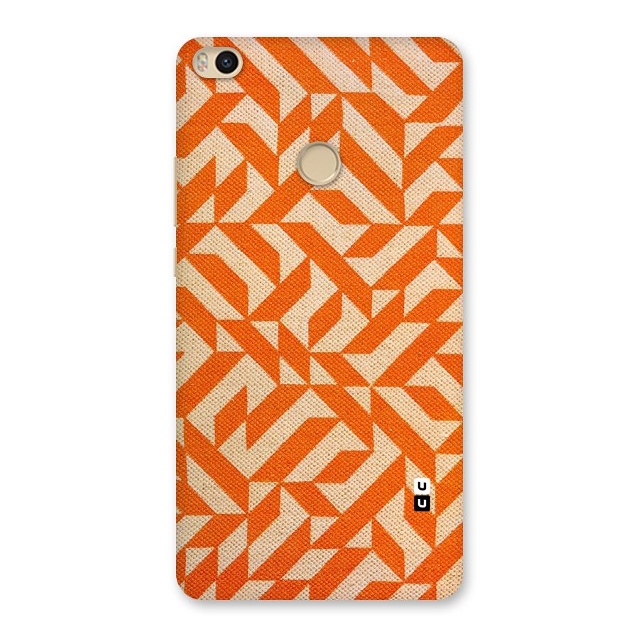 Orange Beige Pattern Back Case for Mi Max 2