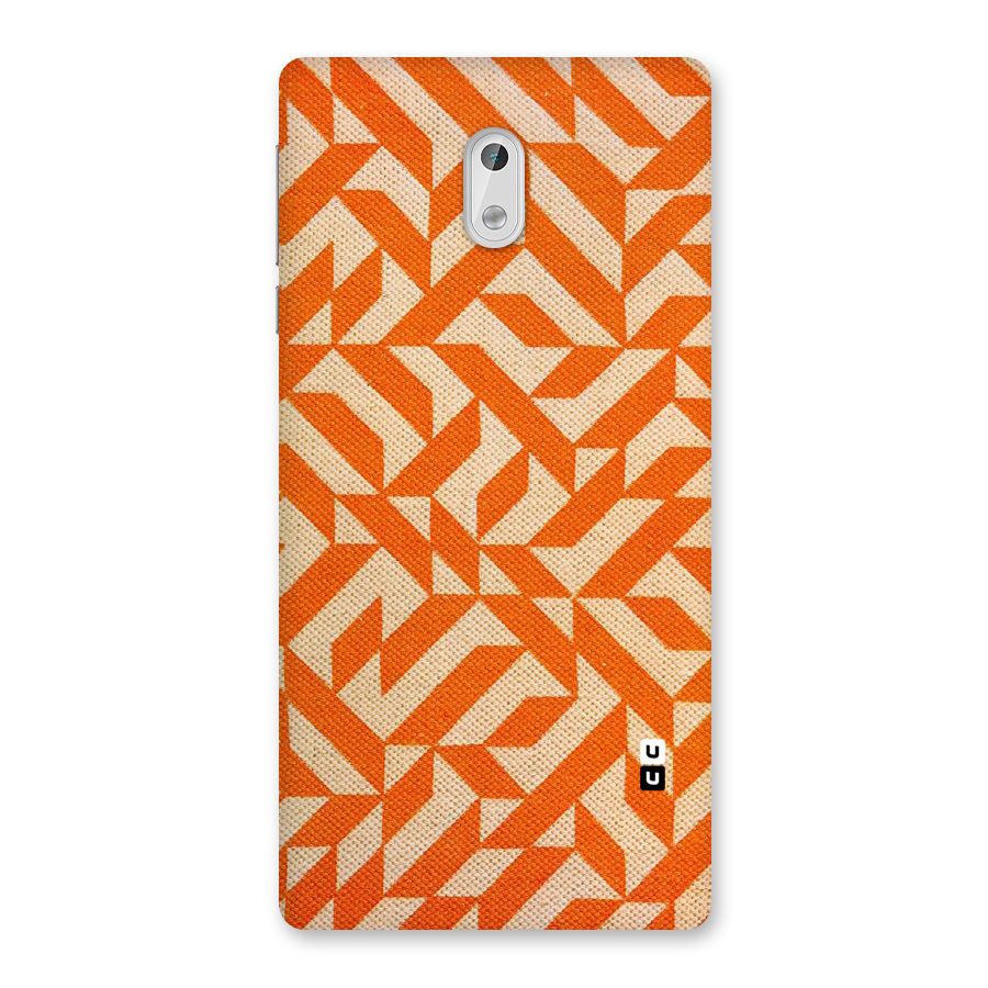 Orange Beige Pattern Back Case for Nokia 3