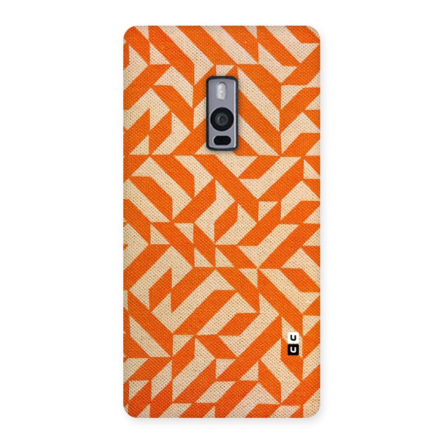Orange Beige Pattern Back Case for OnePlus Two
