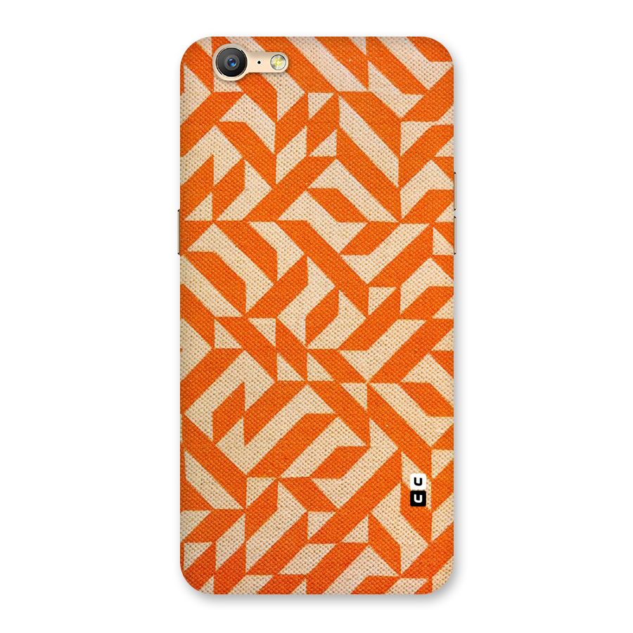 Orange Beige Pattern Back Case for Oppo A57