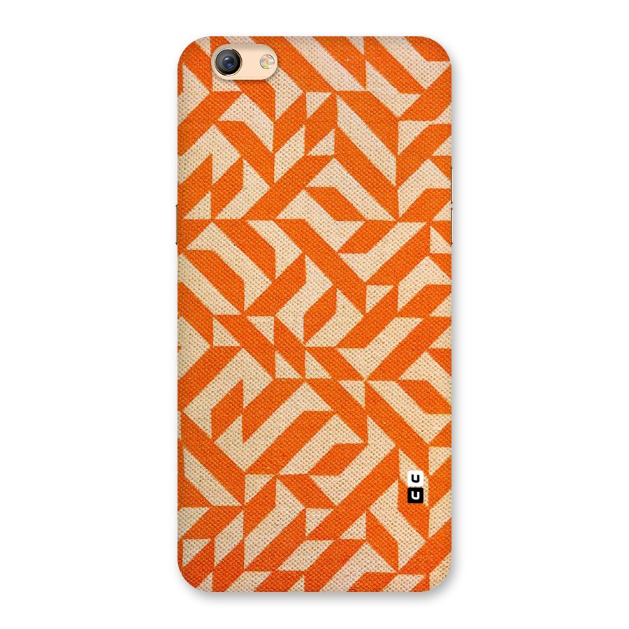 Orange Beige Pattern Back Case for Oppo F3 Plus