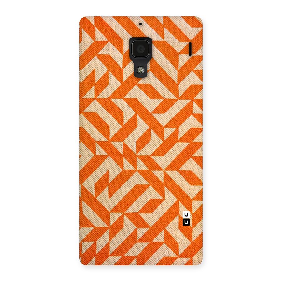 Orange Beige Pattern Back Case for Redmi 1S