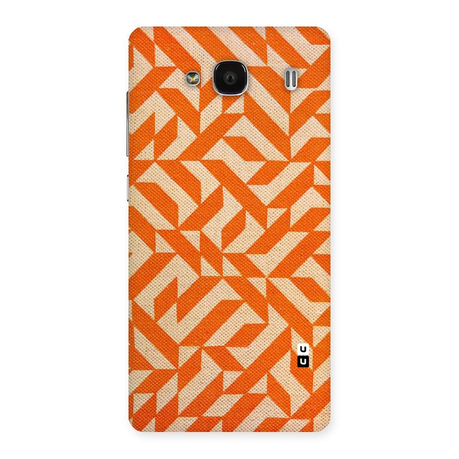 Orange Beige Pattern Back Case for Redmi 2