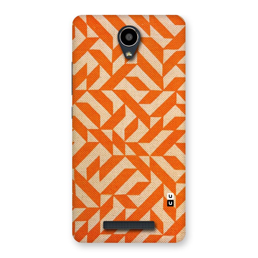 Orange Beige Pattern Back Case for Redmi Note 2