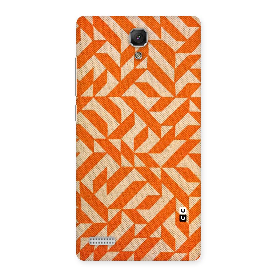 Orange Beige Pattern Back Case for Redmi Note Prime